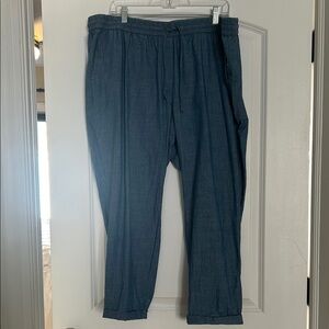 Women’s Drawstring Pants (linen look)